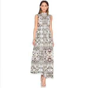 We Are Kindred Women’s Maxi Dress Sleeveless Mock Neck Floral Size 2